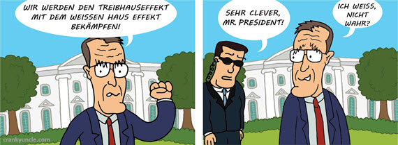George Bush and the greenhouse effect