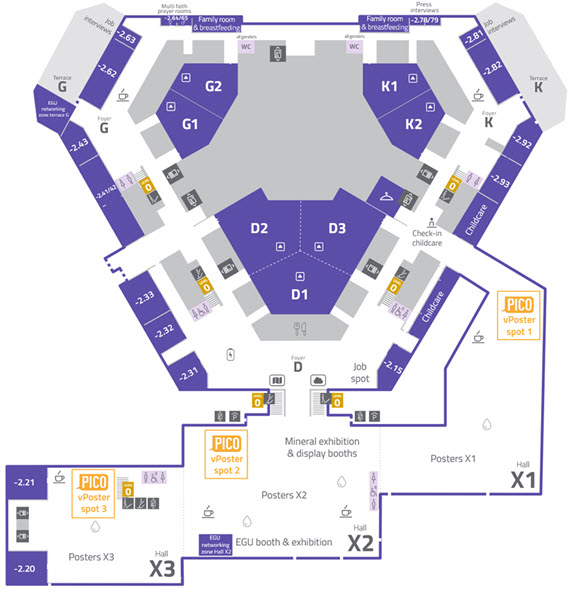 EGU25 Level -2 Basement